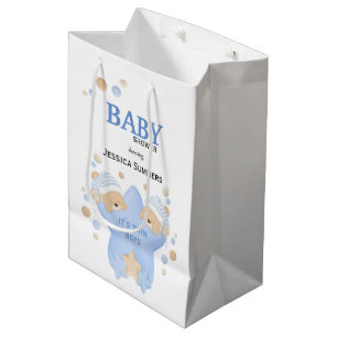 Sacola Para Presentes Média Ursos de Teddy Bonitos Ficando Doidos Gêmeos Beb
