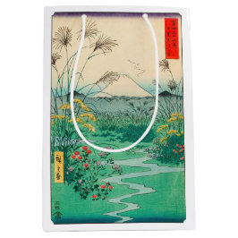 Sacola Para Presentes Média Utagawa Hiroshige - Planície de Otsuki na provínci