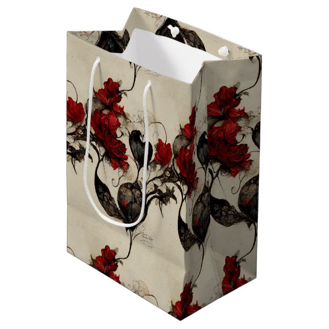 Sacola Para Presentes Média Valentine  Geschenktüte (Frente inclinada)