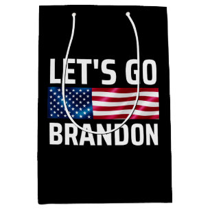 Sacola Para Presentes Média vamos brandon vamos brandon