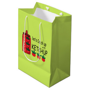 Sacola Para Presentes Média Vamos Pegar O Ketchup
