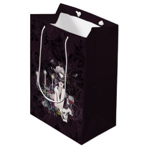 Sacola Para Presentes Média Vampire Glam Vampiro Gótico Moody