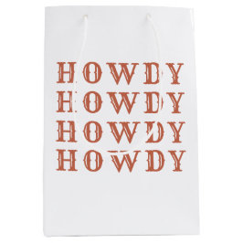 Sacola Para Presentes Média Vaqueira do Deserto Último Rodeio