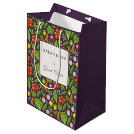 Sacola Para Presentes Média Vegetable Garden Gift Bag — Devine Plum