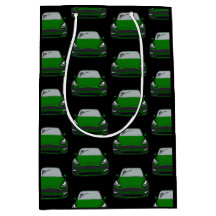 Veículo elétrico verde SUV Carro preto