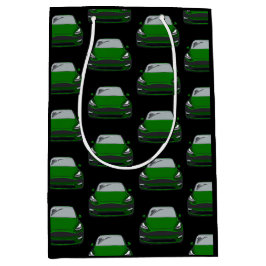 Sacola Para Presentes Média Veículo elétrico verde SUV Carro preto