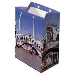 Sacola Para Presentes Média Veneza - RIALTO BRIDGE -