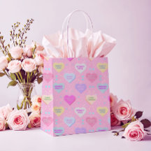 Verdadeiro Rosa com Corações e Verdades Doces