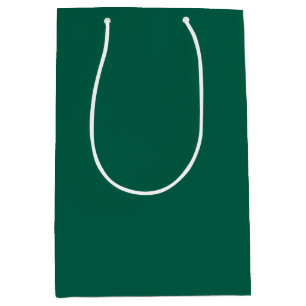 Sacola Para Presentes Média Verde viridiano sólido