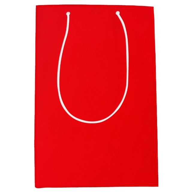 Sacola Para Presentes Média Vermelho insano (O Vermelho Vermelho Vermelho) Sac (Frente)