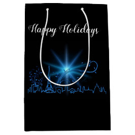 Sacola Para Presentes Média Véspera de Ano Novo em Paris