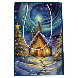 Sacola Para Presentes Média Véspera de Natal