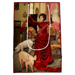 Sacola Para Presentes Média Victorian Circe