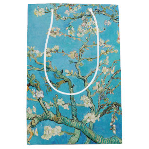 Sacola Para Presentes Média Vincent van Gogh - Flor de Amendoeira
