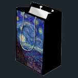 Sacola Para Presentes Média VINCENT VAN GOGH - noite estrelado 1889<br><div class="desc">VINCENT VAN GOGH - noite estrelado 1889
Óleo em canvas</div>