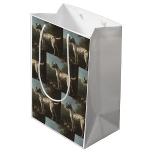 Sacola Para Presentes Média Vintage A Cinza Spotted Hound John Wootton
