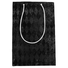 Sacola Para Presentes Média Vintage Black Harlequin