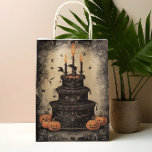 Sacola Para Presentes Média Vintage Halloween Cake Birthday<br><div class="desc">Este design pode ser personalizado escolhendo a opção Editar Design. Você também pode transferir para outros itens. Entre em contato comigo em colorflowcreations@gmail.com ou use a opção de bate-papo no topo da página se você quiser ter este design em outro produto ou precisar de assistência. Veja mais designs ou siga-me...</div>
