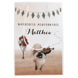 Sacola Para Presentes Média Violin Maravilhoso Performance Gift Bag