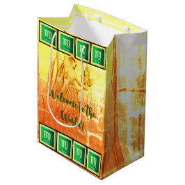 Sacola Para Presentes Média Virgem Personalizável - Criança Feliz de Aniversár