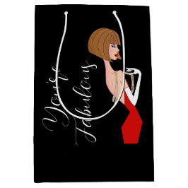 Sacola Para Presentes Média "Você é fabuloso" DIVA Gift Bag