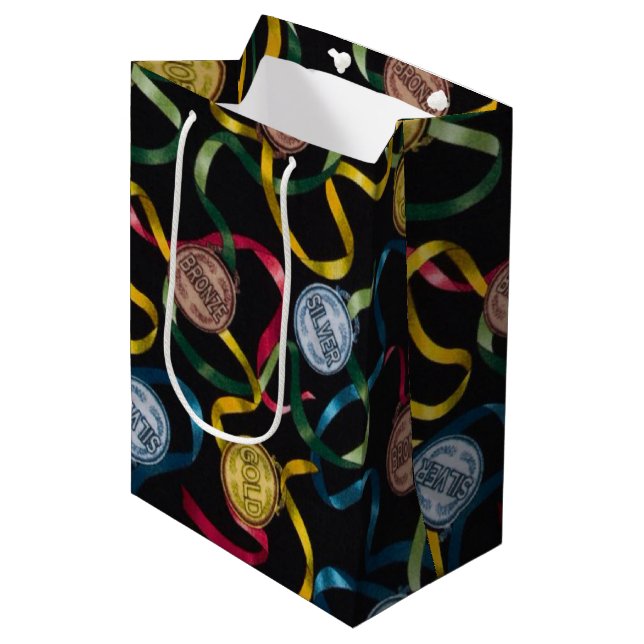 Sacola Para Presentes Média Você é um vencedor! (Frente inclinada)