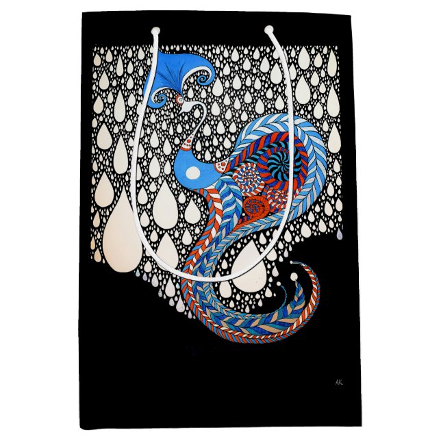 Sacola Para Presentes Média Vou Pegar Todas As Suas Lágrimas. (Frente)