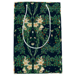 Sacola Para Presentes Média Walter Crane Francesca Botanical