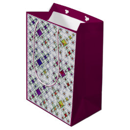 Sacola Para Presentes Média Weave Quântica