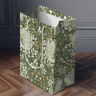Sacola Para Presentes Média William Morris Pimpernel Vintage Padrão Médio Gi