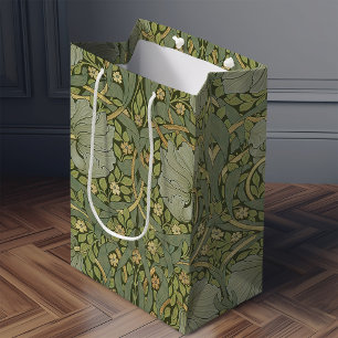Sacola Para Presentes Média William Morris Pimpernel Vintage Pattern