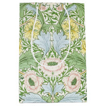 Wm Morris Myrtle Floral Arte Nova Brilhante