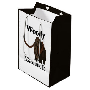 Sacola Para Presentes Média Wooly Mammoth