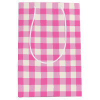 Xadrez de Cottagecore Rosa Gingham