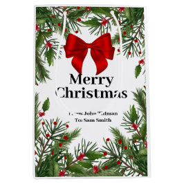 SACOLA PARA PRESENTES MÉDIA XMAS GIFT BAG