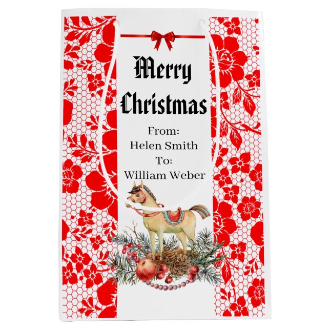 SACOLA PARA PRESENTES MÉDIA XMAS GIFT BAG (Frente)