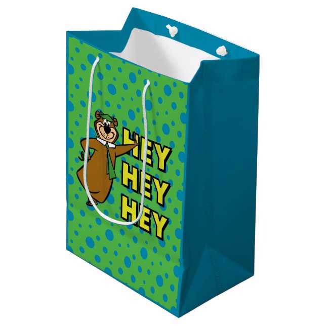 Sacola Para Presentes Média Yogi Bear Ei Ei (Frente inclinada)
