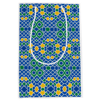 Sacola Para Presentes Média zelij marroquino