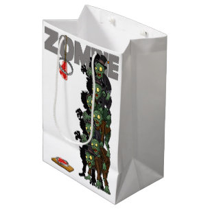 Sacola Para Presentes Média zumbis