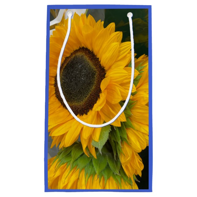 Sacola Para Presentes Pequena 3rd Anniversary Sunflower (Frente)
