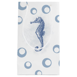 Sacola Para Presentes Pequena 5lx3wx8.5h Pequeno Saco Saco Saco Oceano Praia