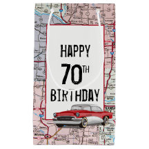 70 Aniversário Retro Buick No Mapa