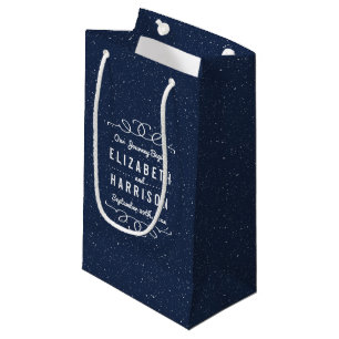 Sacola Para Presentes Pequena A Coleção de Casamentos da Noite Estrelada