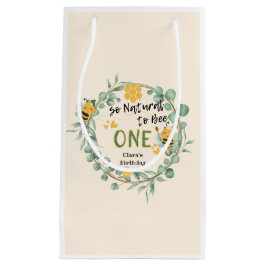 Sacola Para Presentes Pequena Abelhas-Cute 1rua Presente na Primeira Festa de an