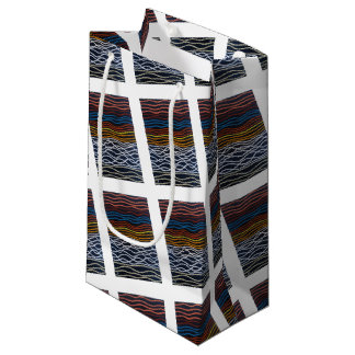 Sacola Para Presentes Pequena Abstract Seafront Painting by Alfred Fox