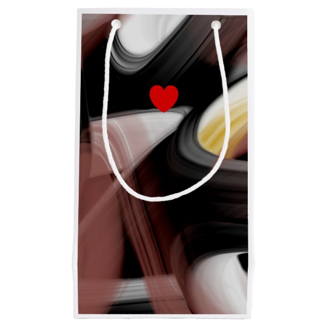 Sacola Para Presentes Pequena Acessórios de Abstrato de Faseira de Tendência par (Frente)