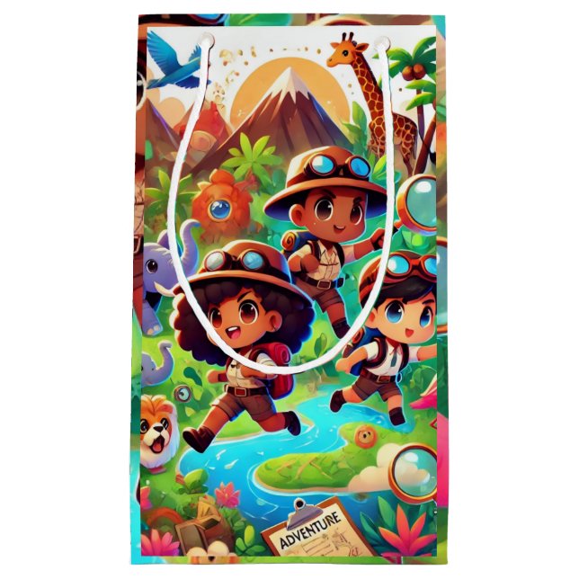Sacola Para Presentes Pequena Adventure Seekers Gift Bag (Frente)