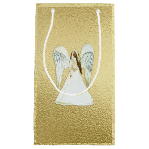 Sacola Para Presentes Pequena Afro-americano Angel Gift Bag