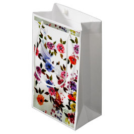 SACOLA PARA PRESENTES PEQUENA ÁGUA FLOR PODE