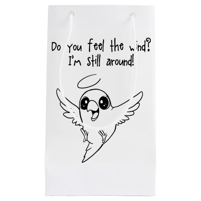 Sacola Para Presentes Pequena Ainda ao redor (Frente)